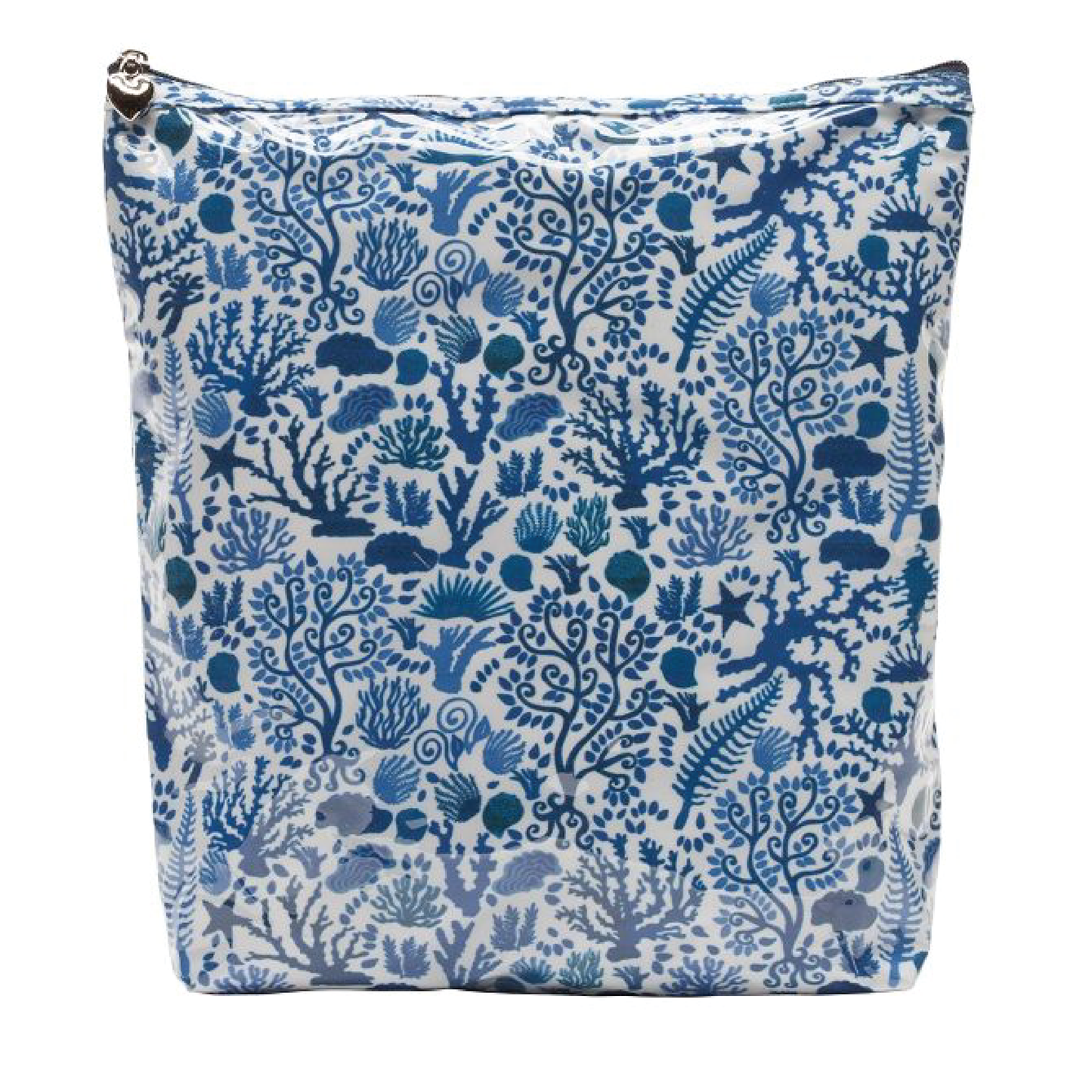 Seashells Blue Cosmetic Bag