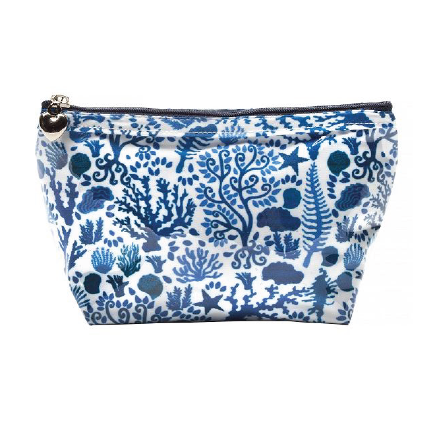 Seashells Blue Cosmetic Bag