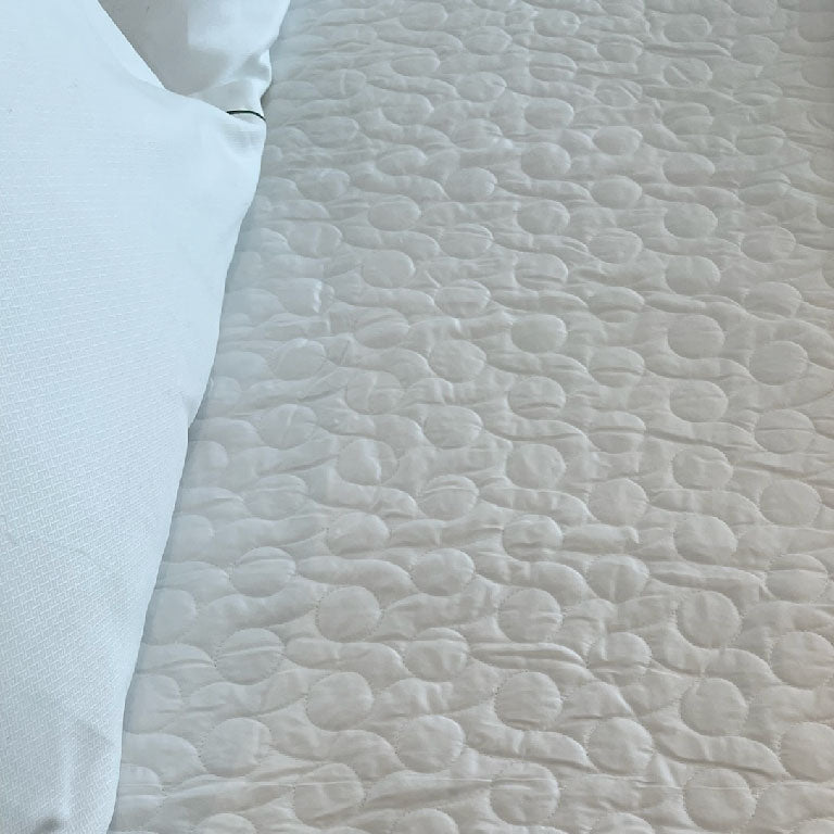 White Bubble Coverlet