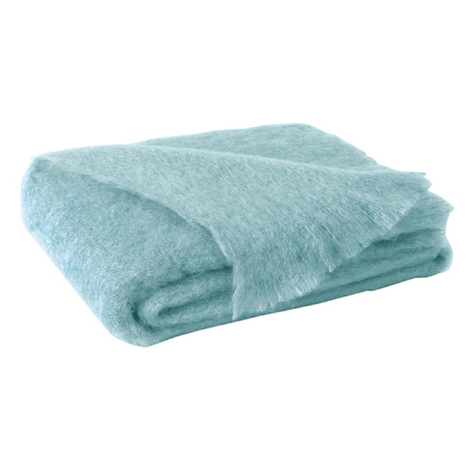 Brushed Mohair Throw - multiple colors available