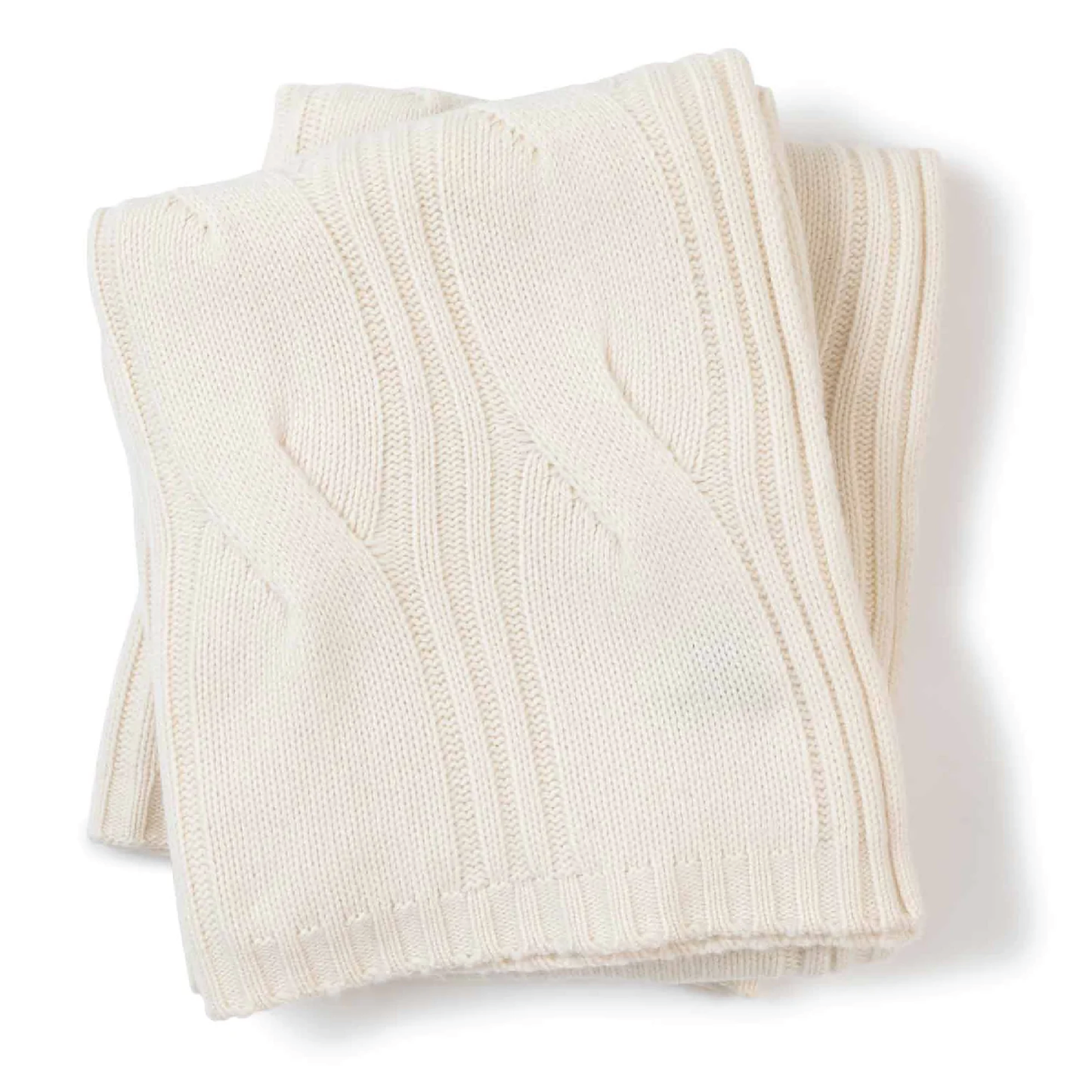 Cashmere New York Throw (Ivory)
