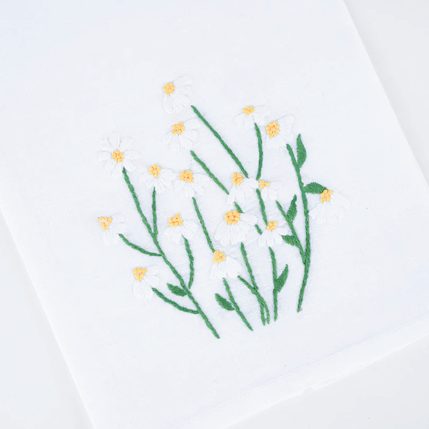 Yellow Flowered Guest Towels