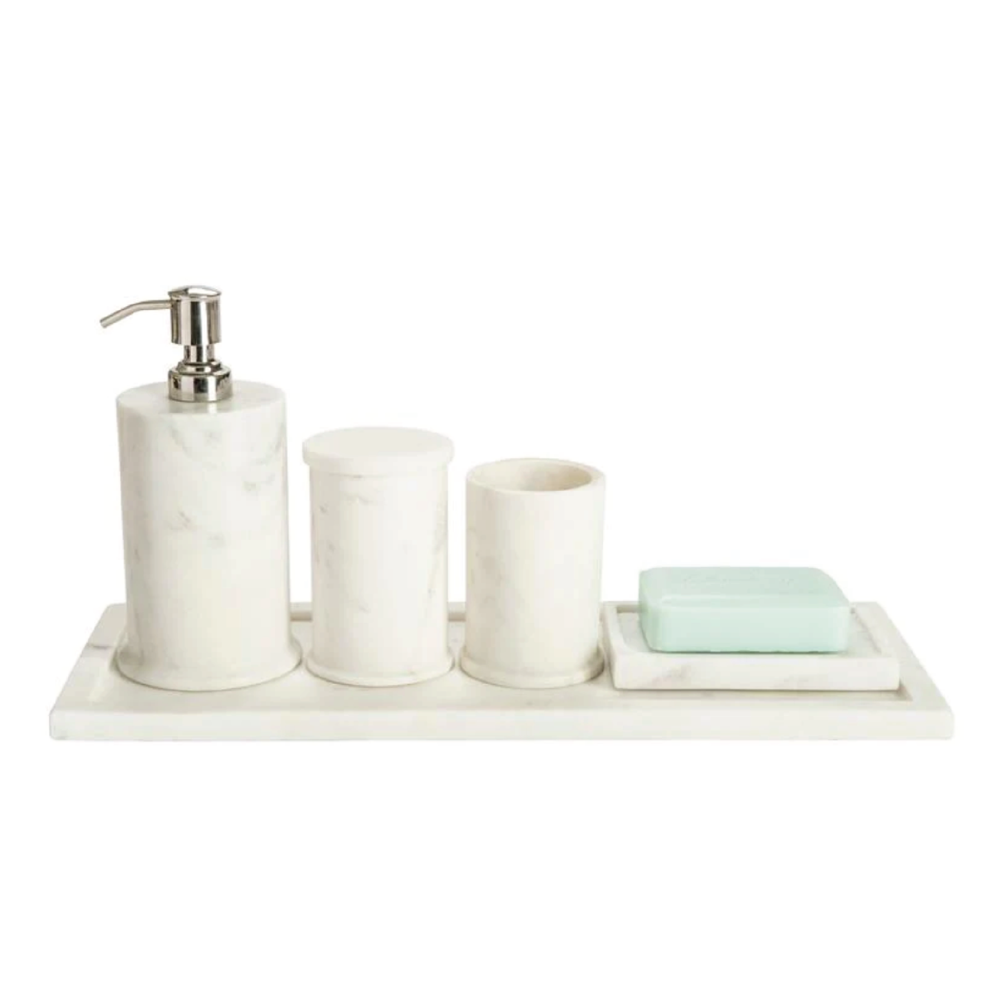 Belle de Provence White Marble Bath Accessories