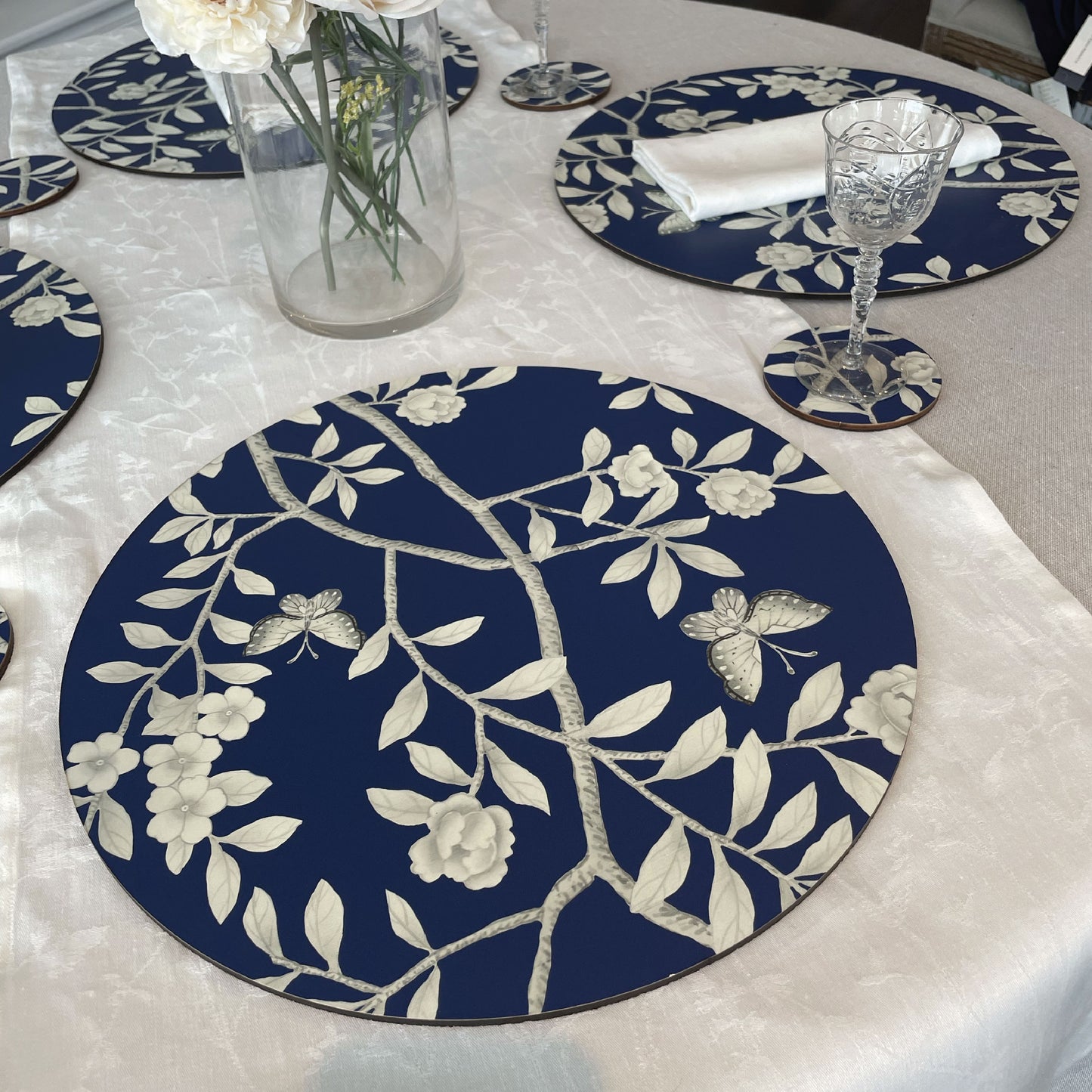 Chinoiserie Navy Placemat