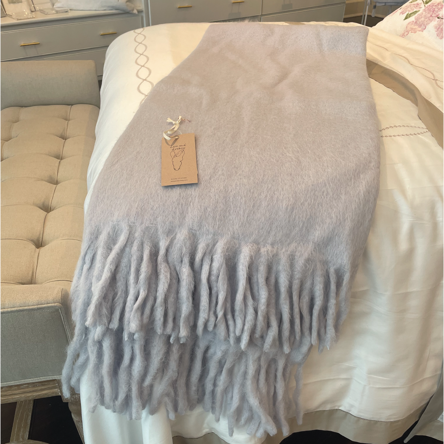 Woolly Mammoth Throw - Haze